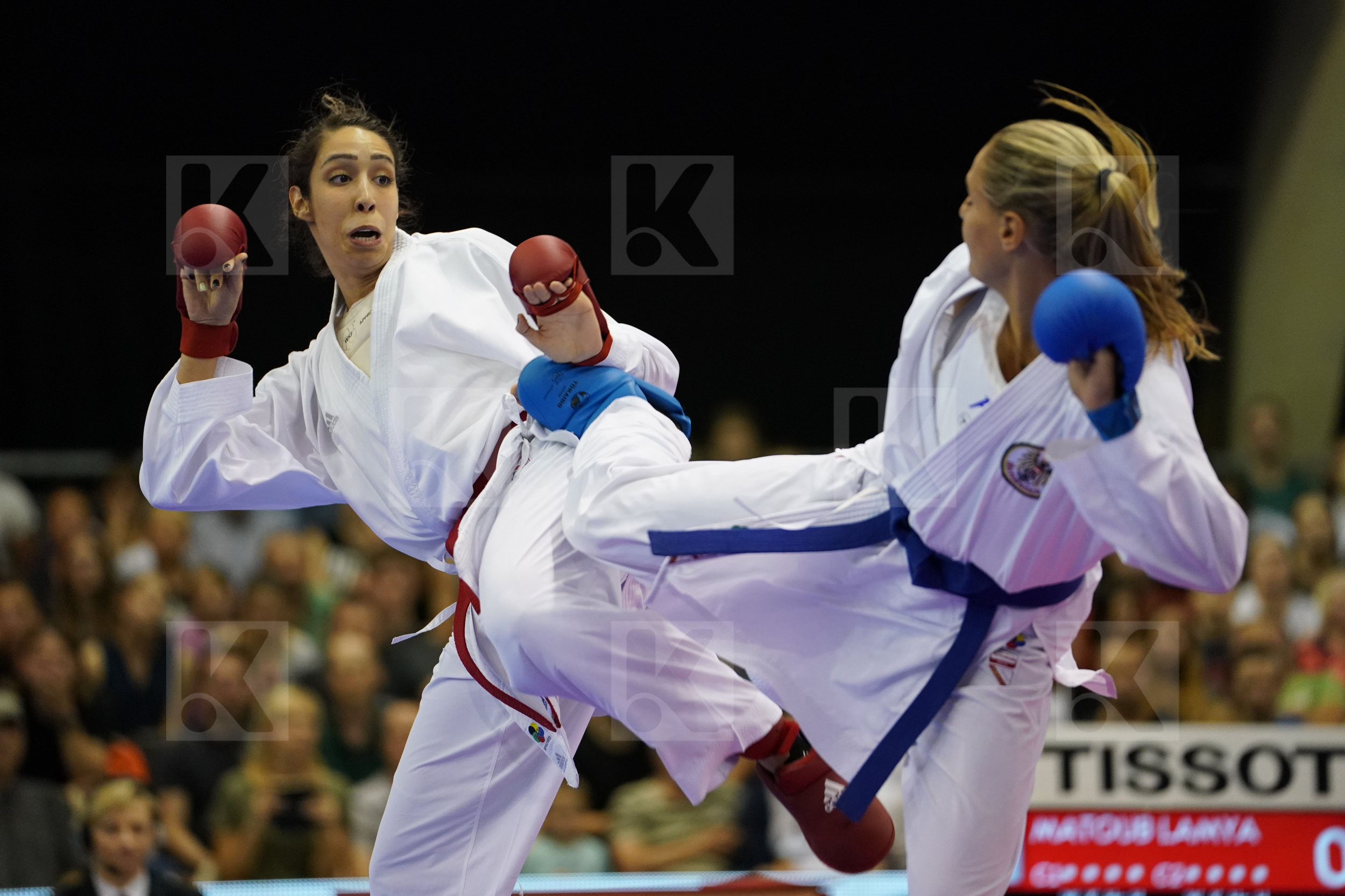 Algeria Austria Buchinger Alisa Female Kumite -68kg Gold match Matoub Lamya